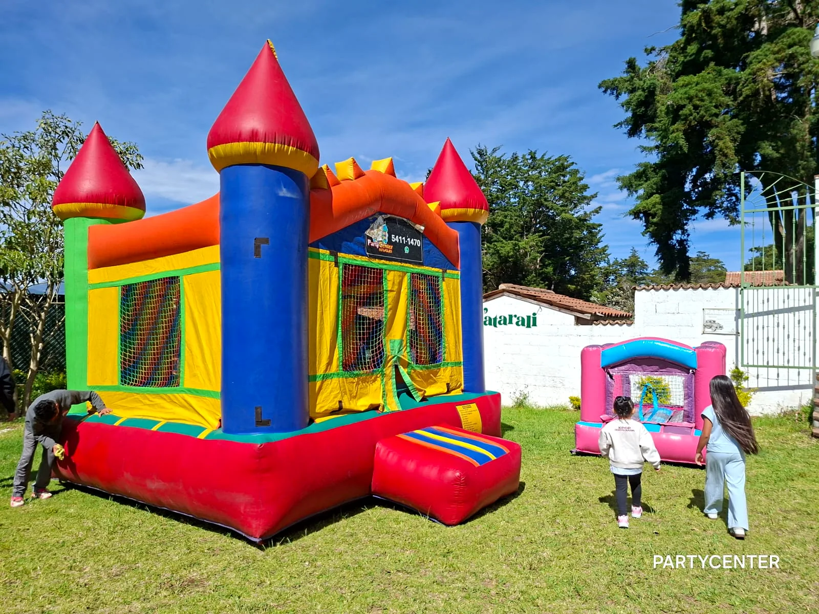 Castillo inflable multicolor
