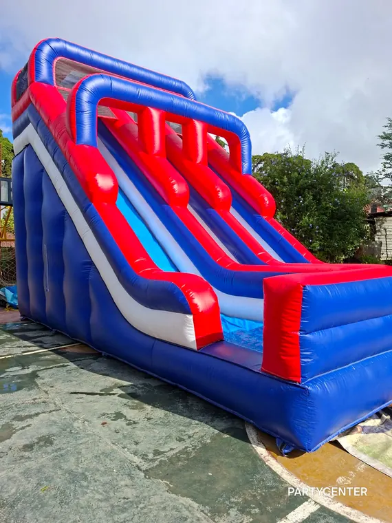 Resbaladero inflable doble